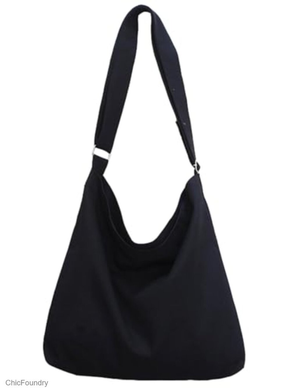 Canvas Hobo Shoulder Bag Large Tote Handbag
